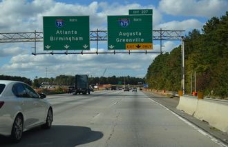 I-75 north at I-675 - 2015