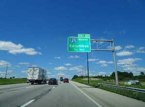 I-75 north at I-675 - Miamisburg, OH