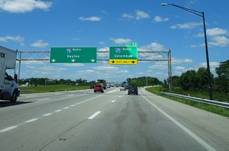 I-75 North at Interstate 675 in Miamisburg, Ohio