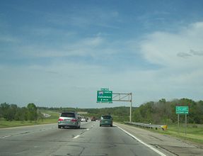 I-75 north at I-675 - Miamisburg, OH