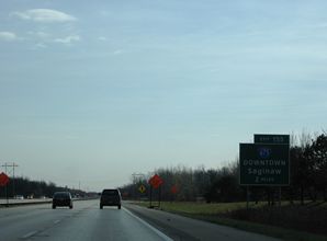 I-75/US 23 south at I-675 - Frankenlust Twp, MI