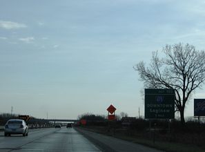 I-75/US 23 south at I-675 - Kochville Twp, MI