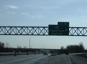 I-75/US 23 south at I-675 - Kochville Twp, MI