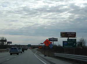 I-75/US 23 south at Buena Vista Twp, MI