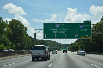 I-285 west at I-675 - Gresham Park, GA
