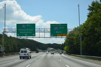 I-285 west at I-675 - 2014