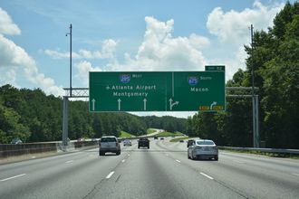 I-285 west at I-675 - Gresham Park, GA
