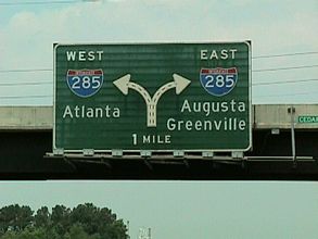 I-675 north at I-285 - 1999