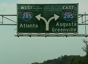 I-675 north at I-285 - 1999