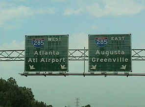 I-675 north at I-285 - 1999