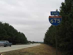 I-675 south at I-75 - 2004