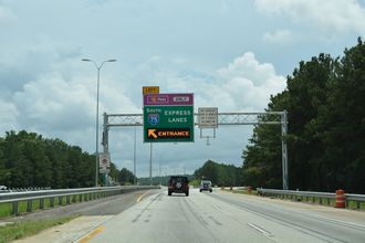 I-675 south at I-75 - Stockbridge, GA