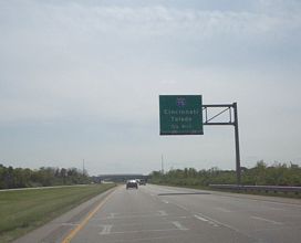 I-675 south at I-75 - Miamisburg, OH