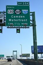 I-76 east 1.5 miles from the connector to I-676 in South Jersey