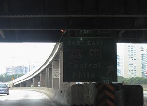 I-76 west at I-676/US 30 - 2005