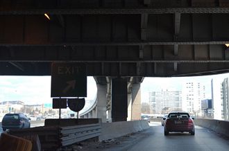 I-76 west at I-676/US 30 - Philadelphia, PA