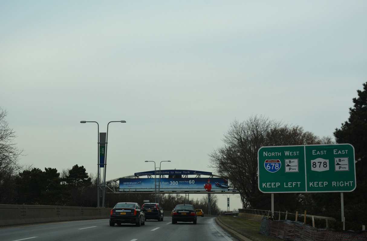I-678 north at I-878/Belt Pkwy - Queens, NY