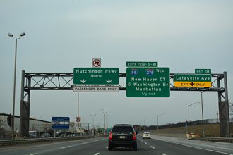 I-678 north at I-95/278-Hutchinson River Pkwy - Bronx, NY