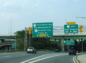 I-678 north at Bruckner Interchange - 2005