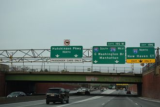 I-678 north at I-95/278-Hutchinson River Pkwy - Bronx, NY