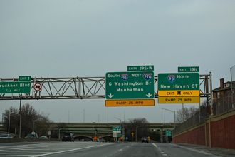 I-678 north at I-95/278-Hutchinson River Pkwy - Bronx, NY