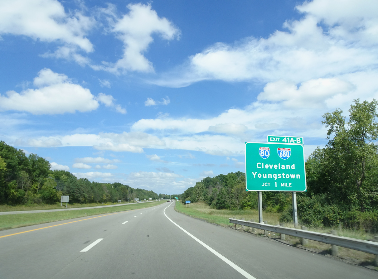 SR 11 north at I-80/680 - Austintown, OH