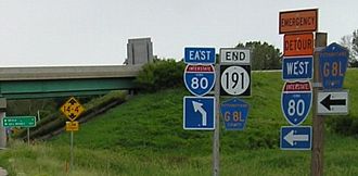 CR G8L south at I-680 - Minden, IA