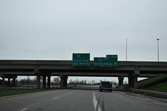 I-29 north at I-680 - Crescent, IA