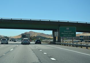 I-80/SR 12 west at I-680 - Fairfield, CA
