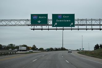 I-80 east at I-680 - Omaha, NE