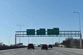 I-80 west at I-680/US 275/N-92 - Omaha, NE