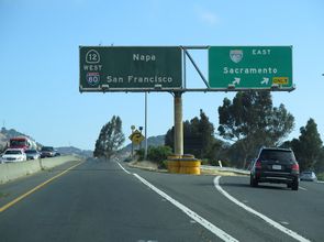 I-680 north at I-80/SR 12 in 2015