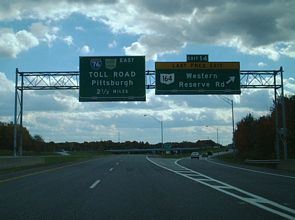I-680 south at SR 164 - Boardman, OH