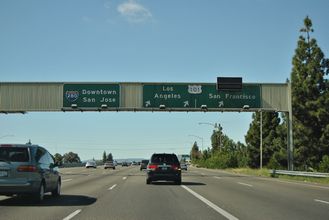 I-680 south at US 101 - San Jose, CA