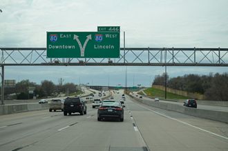 I-680 south at I-80/US 275 - Omaha, NE