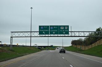 I-680 south at I-80/US 275 - Omaha, NE