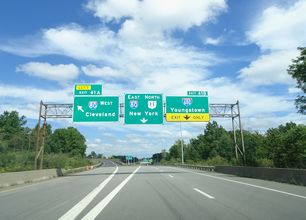 SR 11 north at I-80/680 - Austintown, OH