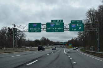 Hutchinson River Parkway north at I-287 east.