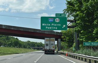 I-84 west at I-684 - Southeast, NY