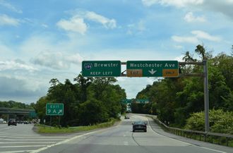 I-287 east at I-684 - White Plains, NY