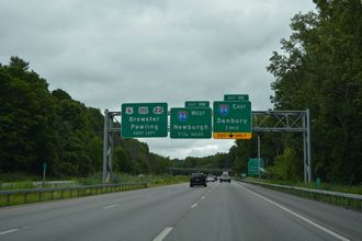 I-684 north at I-84 - Brewster, NY