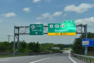 I-684 north at US 6/202-NY 22 - Southeast