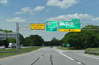 I-684 north at US 6/202-NY 22 - Southeast
