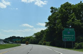 I-684 south at I-84 - Southeast, NY