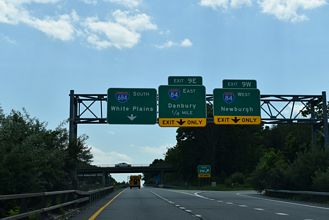I-684 south at I-84 - Southeast, NY