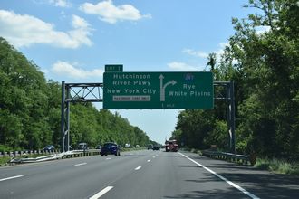I-684 south at I-287 - Purchase, NY