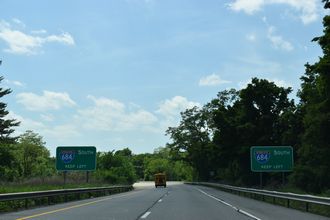 NY 22 south at I-684/US 6-202 - Southeast
