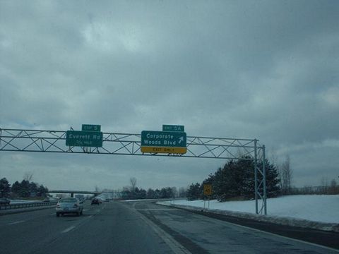 I-90 west at Corporate Woods Bl - Albany, NY