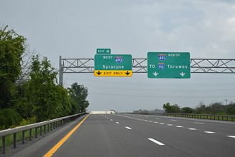 I-481 north at I-690 - DeWitt, NY
