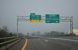I-481 north at I-690 - DeWitt, NY